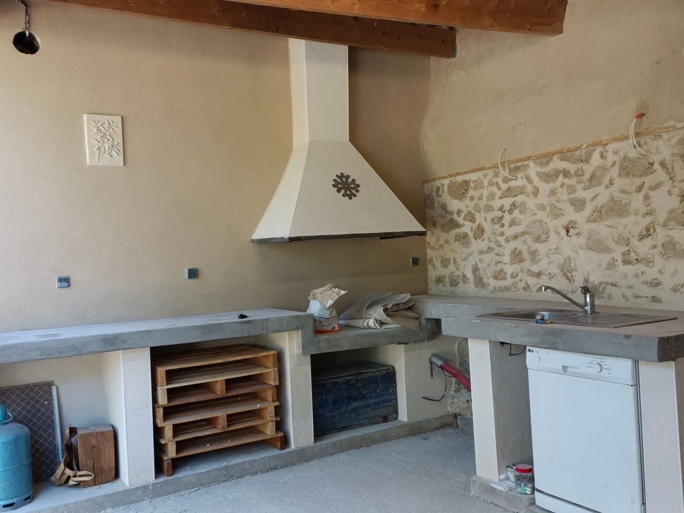 Travaux cuisine d'été