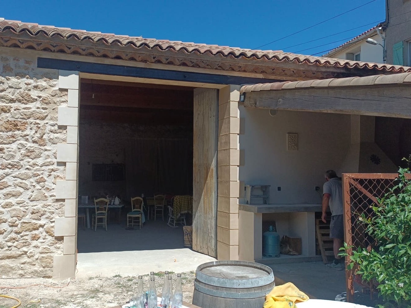 Travaux cuisine d'été